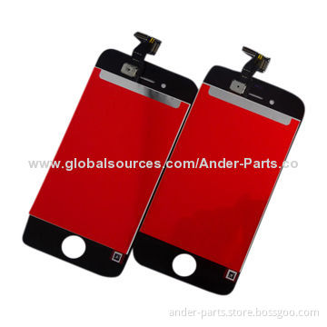 LCD digitizer full assembly, for iPhone 4s, new and genuine quality, wholesale and in stock